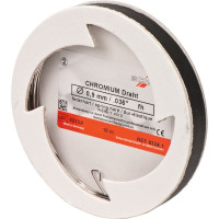 CHROMIUM Spulendraht Labor, 10-es csomag, m Spule Stärke 0,9 mm, federhart