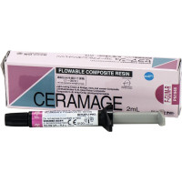 Ceramage (Flow) (Gum) (R), Leplezőanyagok, fecskendő, piros, biokompatibilis, Mikrohybrid-kompozit, 73 súly %, 1 darab