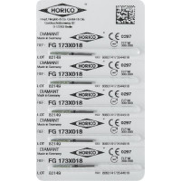 Diamant FG 173, gyémántcsiszoló, fekete, ISO 018, 5 darab Diamant FG 173, gyémántcsiszoló, fekete, ISO 018, 5 darab