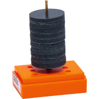 Universalpolierer 9511, polírozó, univerzális, fekete ISO 220, szereletlen, 10 darab