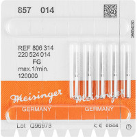Diamanten 857, gyémántcsiszoló, kék, ISO 014, FG, 5 darab
