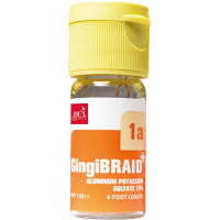 GingiBRAID+ - flakon 183 cm Faden méret 1a sárga mit purpur, imprägniert - 13211