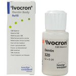 SR Ivocron (Dentin) (320), Leplezőanyagok, Fiola, Polimetilmetakrilát (PMMA), 30 g, 1 darab