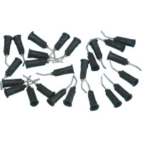 APPLIKATIONSKANÜLEN 20G - Beutel 25 Stück schwarz, gewinkelt, 20 Gauge - FFK3281