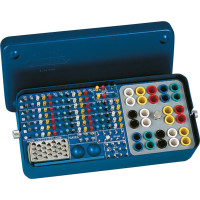 Split-Kit, (216 x 102 mm), Endo-tray, üres, műanyag - Alumínium, 1 darab