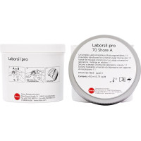 Laborsil (pro), Laborszilikon (Putty), gyúrható, Végkeménység Shore A 70, A-szilikon (VPS), 750 g, 2x1 darab