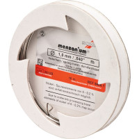 MENZANIUM® Spulendraht Laborrolle 10 m federhart = 1.800-2.000 N/qmm, 1 mm