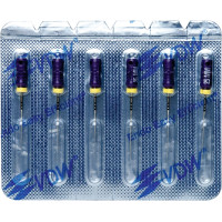 CC+File (373), Hedström reszelő, Fogantyú - műanyag ISO 10 sterilen csomagolva, röntgenopák, Nemesacél, 25 mm, 6x1 darab