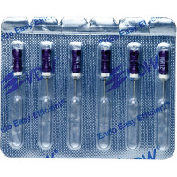 CC+File (373), Hedström reszelő, Fogantyú - műanyag ISO 10 sterilen csomagolva, röntgenopák, Nemesacél, 21 mm, 6 darab