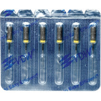 CC+File (373), Hedström reszelő, Fogantyú - műanyag ISO 8 sterilen csomagolva, röntgenopák, Nemesacél, 25 mm, 6x1 darab