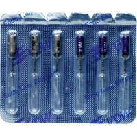 CC+File (373), Hedström reszelő, Fogantyú - műanyag ISO 8-10 sterilen csomagolva, röntgenopák, Nemesacél, 31 mm, 3x2 darab