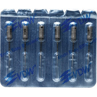 CC+File (363) (31 mm) (ISO 8), K-reszelő (kézzel), Fogantyú - műanyag ISO 8 sterilen csomagolva, ISO színkódolt, Nemesacél, 31 mm, 6 darab