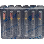 CC+File (363) (25 mm) (ISO 6-10), K-reszelő (kézzel), Fogantyú - műanyag ISO 6-10 sterilen csomagolva, ISO színkódolt, Nemesacél, 25 mm, 3x2 darab