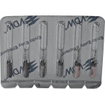 CC+File (363) (31 mm) (ISO 6-10), K-reszelő (kézzel), Fogantyú - műanyag ISO 6-10 sterilen csomagolva, ISO színkódolt, Nemesacél, 31 mm, 3x2 darab