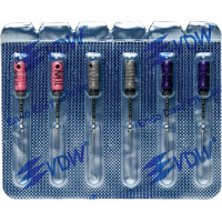 CC+Bur (353), K-Fúró, Fogantyú - műanyag ISO 6-10 röntgenopák, ISO színkódolt, Nemesacél, 31 mm, 3x2 darab