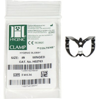 HYGENIC® Dental Dam Klammern - 1 db, Flügelklammer für Frontzähne, 9 - H02763 HYGENIC® Dental Dam Klammern - 1 db, Flügelklammer für Frontzähne, 9 - H02763