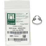 HYGENIC® Dental Dam Klammern - 1 db, Klammer nélkül Flügel Abwärtsfallender Kieferkamm, für große, teilweise durchbrochene Molaren HYGENIC® Dental Dam Klammern - 1 db, Klammer nélkül Flügel Abwärtsfallender Kieferkamm, für große, teilweise durchbrochene Molaren