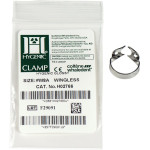 HYGENIC® Dental Dam Klammern - 1 db, Klammer nélkül Flügel Abwärtsfallender Kieferkamm, für kleine, teilweise durchbrochene Molare HYGENIC® Dental Dam Klammern - 1 db, Klammer nélkül Flügel Abwärtsfallender Kieferkamm, für kleine, teilweise durchbrochene Molare