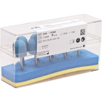 EVE Acryl (336), Polírozó (Műanyagok), Kézidarab (HP, Ø 2,35 mm, ISO 104, 44,5 mm) ISO 150 Gránát, durva, Nemeskorund - Műanyag, 17 mm, 10 darab