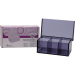 Watterollenbehälter - 1 db, mit Trennscheiben, rauchgrau - 415