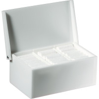 Watterollenbehälter - 1 db, mit Trennscheiben, opak - 415.11