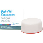 Kappengläser aus Simplex-Opalglas, 1 darab, Ersatz-Deckel mit rotem Ring
