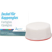 Kappengläser aus Simplex-Opalglas, 1 darab, Ersatz-Deckel mit rotem Ring
