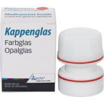 Kappengläser aus Opalglas, 1 darab, mit rotem Ring