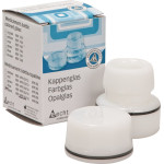 Kappengläser aus Opalglas, 1 darab, mit, feketeem Ring