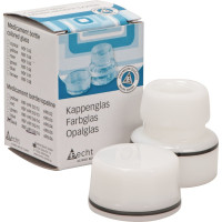 Kappengläser aus Opalglas, 1 darab, mit, feketeem Ring