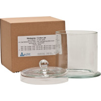 Wattegläser, 1 darab, mit Überfalldeckel aus Glas Ø 120 mm, 120 mm hoch