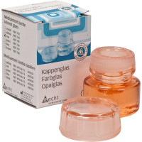 Sapkásüveg, nem autoklávozható, piros, 1 darab
