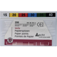 Papírcsúcs (ISO 15-40), ISO 15-40 fehér, Papír, 200 darab