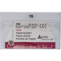 Papírcsúcs (ISO 15), ISO 15 fehér, Papír, 200 darab