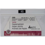 Papírcsúcs (ISO 40), ISO 40 fehér, Papír, 200 darab