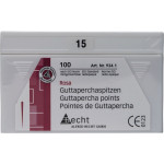 Guttaperchaspitzen rosa, 10 darab, ISO 015 Guttaperchaspitzen rosa, 10 darab, ISO 015