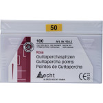 Guttaperchaspitzen rosa, 10 darab, ISO 050