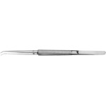 Chirurgische Pinzetten - 1 db, 0,8 mm, gebogen - 782A/18