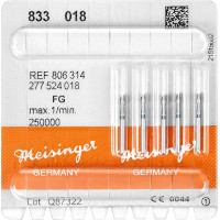Diamanten 833, gyémántcsiszoló, kék, ISO 018, FG, 5 darab
