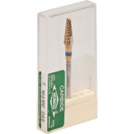 Titanium (79), Labor frézer (Keresztfogazás), Kézidarab (HP, Ø 2,35 mm, ISO 104, 44,5 mm) ISO 45 közepes, Keresztfogazás, Titánnitrid bevonatú keményfém, 13 mm, 1 darab