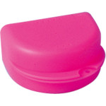 Dentobox (II), Fogsortartó box, rózsaszín, 40 mm, 10 darab