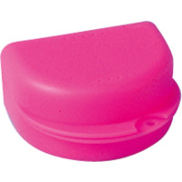 Dentobox (II), Fogsortartó box, rózsaszín, 40 mm, 10 darab