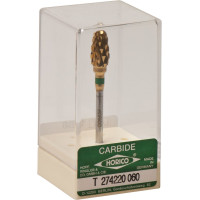 Titanium (251), Labor frézer (Keresztfogazás), Kézidarab (HP, Ø 2,35 mm, ISO 104, 44,5 mm) ISO 60 durva, Keresztfogazás, Titánnitrid bevonatú keményfém, 14 mm, 1 darab