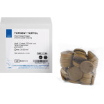 TOPPol, Polírozó (Fém), szereletlen ISO 220 Korong, durva, 3 mm, 50 darab