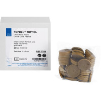 TOPPol, Polírozó (Fém), szereletlen ISO 220 Korong, durva, 3 mm, 50 darab