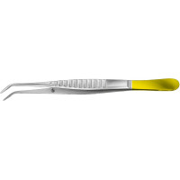 DUROGRIP® Zahnpinzette - 1 db, gewinkelt, gerieft, 150 mm - DA254R