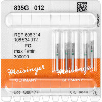 Diamanten 835, gyémántcsiszoló, zöld, ISO 012, FG, 5 darab