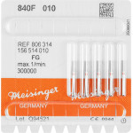 Diamanten 840, gyémántcsiszoló, piros, ISO 010, FG, 5 darab