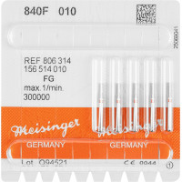 Diamanten 840, gyémántcsiszoló, piros, ISO 010, FG, 5 darab