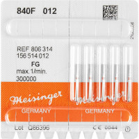 Diamanten 840, gyémántcsiszoló, piros, ISO 012, FG, 5 darab